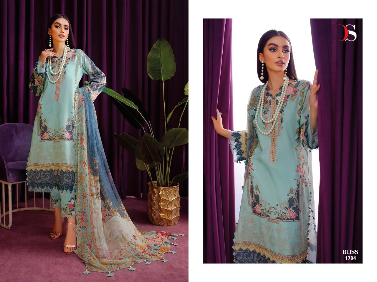 Deepsy Bliss 4 Kiki Pashmina Wholesale Salwar Suits Collection 